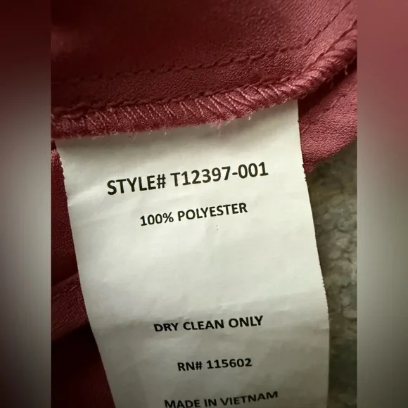 Lush Dusty Rose Crisscross Blouse - Picture 9 of 9